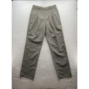 Lacoste Dress Pants Mens 33x36.5 (Tag 34) Un-Hemmed Trousers Slacks Preppy Dad‎